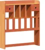 vidaXL Massivholzbett ohne Matratze Wachsbraun 75x190 cm Produktbild-Vorschau 6