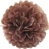 braun Papier Pompons Produktbild-Vorschau