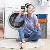2 ks bambusový koš na prádlo, obdélníkový třídič prádla, 2 Náhled obrázku produktu 3
