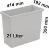 Hailo 21 litres Seau intérieur 1129669 gris foncé 414 x 192 Voir les images du produit 3