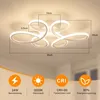 ZMH Deckenlampe Wohnzimmer LED Deckenleuchte 24W 3000K Produktbild-Vorschau 5