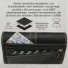 flevado Damengeldbörse Echt Leder RFID Schutz Produktbild-Vorschau 3
