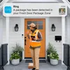Ring Video Doorbell Plus - Smart doorbell - satin nickel Produktbild-Vorschau 23