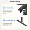 Marketing image detailing features of an electric standing desk frame. Voir les images du produit