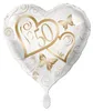 18"/Ø43cm Herz Folienballon "50 Jahre" Produktbild-Vorschau 1