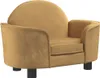 vidaXL Pelech pre psa hnedý 66x40x45 cm Velvet Náhľad obrázku produktu 1