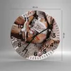 Wanduhr - Rund - Glasuhr - Sand Frau Schmuck - 40x40cm - Produktbild-Vorschau 3