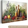 Leinwand Bilder 60x40 cm - Natur - Küche - Kräuter, Produktbild-Vorschau 1