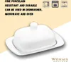 Wilmax Butterdose 19 × 12,5 × 8,5 cm Weiß aus Porzellan Produktbild-Vorschau 4