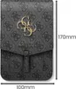 A product shot of a Guess handbag with dimensions indicated. Podgląd zdjęcia produktu