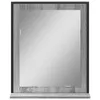 A mirror with a shelf attached to its frame, presented against a white background. Náhľad obrázku produktu