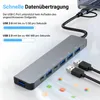 USB-C Multiport Hub – 7 in 1 Adapter mit USB 3.0 & USB-C Produktbild-Vorschau 5