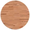 vidaXL Plateau de table Ø50x1,5 cm Rond en bois massif de Voir les images du produit 1