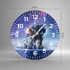 Wanduhr - Rund - Glasuhr - Kosmonaut Weltraum - 30x30cm - Produktbild-Vorschau 3