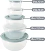 com-four® 5-teiliges Rührschüssel-Set mit Deckel - Produktbild-Vorschau 2
