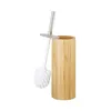 relaxdays WC-Garnitur braun/silber Holz Produktbild-Vorschau 1