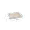 3er Set Holztablett Weiß Dekotablett Serviertablett MDF Produktbild-Vorschau 18