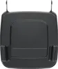 A top-down view of a dark gray trash can lid. Náhľad obrázku produktu