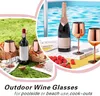 Verres à vin en acier inoxydable Verres à vin rouge Verres Voir les images du produit 5
