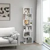 6 stöckiges Bücherregal, 24 x 40 x 191 cm, Standregal, Produktbild-Vorschau 7