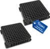 Two black filter components are shown on a white background, with a blue tag attached to one of them. Produktbild-Vorschau