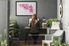 Bild 100x70 MDF-Rahmen Wandkunst Blumen Pflanzen Natur Produktbild-Vorschau 3