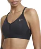 Nike W Nk Indy Bra V-Neck Black/Black/Black/White M Produktbild-Vorschau 5