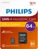 Philips MicroSDXC 2-Pack 64GB Class 10 UHS-I U1 vrátane Náhľad obrázku produktu 2