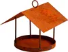 Rost Vogelfutterhaus zum Aufhängen Metall Futterhaus für Produktbild-Vorschau 2