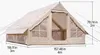 VEVOR Aufblasbare Zelte für Camping 4x3x2 m, 5–8 Personen, Produktbild-Vorschau 6
