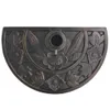 vidaXL Stojan na slunečník Resin Half Round Bronze 9 kg Náhled obrázku produktu 4