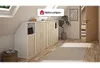 Schräger 6-türiger Kleiderschrank mit 2 Nischen - Weiß und Produktbild-Vorschau 6