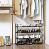 SONGMICS Schuhregal 4 Ebenen Metall 20 Paar Schuhe Produktbild-Vorschau 4