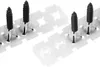 A close-up shot of screws attached to a plastic strip, likely for drywall installation. Podgląd zdjęcia produktu