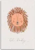 Leinwandbild verzauberter löwe 40x60 cm Feeby orange Produktbild-Vorschau 3