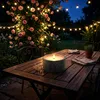 Candela LED da esterno effetto cemento con timer, Anteprima dell’immagine prodotto 6