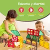 Olvy Magnetické stavebné bloky Montessori hračky 80 ks Náhľad obrázku produktu 12