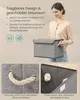 SONGMICS Aufbewahrungsbox mit Deckel, 3er Set, klappbar, Produktbild-Vorschau 4