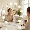Lustro do makijażu białe make-up 60cm 10 LED barwa światła Podgląd zdjęcia produktu 2