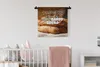 MuchoWow® Wandteppich Wandbehang Glück ist der Duft von Produktbild-Vorschau 1