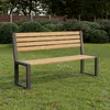 Bankbeine Bankgestell Gartenbank Parkbank Bankfüße Stahl Produktbild-Vorschau 7