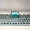 LEGO® 1x4x3 Okno Priehľadný modro-sivý rám pre dom, Náhľad obrázku produktu 2