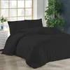 Bettwäsche 200x200 + 2er 40x80 cm Schwarz Bettbezug Produktbild-Vorschau 1