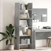 vidaXL Regál na knihy betonový šedý 60x35x180 cm odvozený Náhled obrázku produktu 2