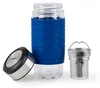 TEA MUG Tee-Thermobecher 0,4 Liter (blau/transparent, Glas, Produktbild-Vorschau 2