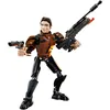 A toy action figure of Han Solo from Star Wars, holding two blasters. Produktbild-Vorschau
