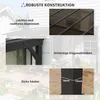 Terrassenüberdachung ca. 3 x 4,3m freistehende Produktbild-Vorschau 7
