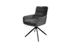 byLIVING Esszimmerstuhl 2er Set PURA / Grob-Cord dunkelgrau Produktbild-Vorschau 5