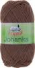 10 x 50g Strickgarn Johanka Strick-Wolle Handstrickgarn Sommergarn braun Produktbild-Vorschau