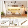 Letto a castello Flieks 90x200 cm con LED, letto in metallo Anteprima dell’immagine prodotto 7